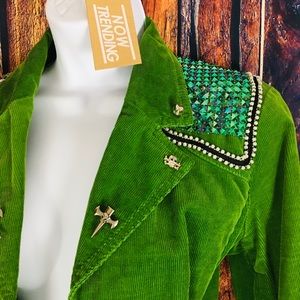 🧑🎤Blinged Out Blazer👩🏻🎤Jacket Punk w/ Style